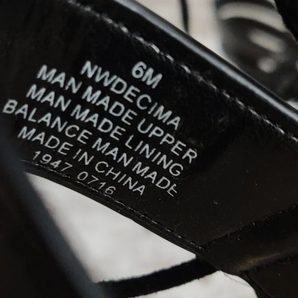 Like New Nine West Black Gladiator Sandal - Picture 14 of 14